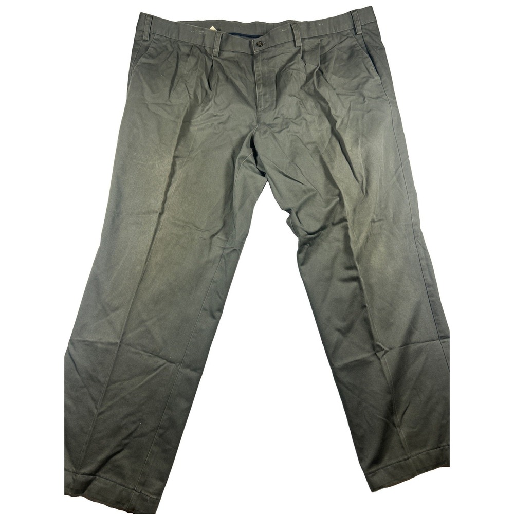 DOCKERS INDIVIDUAL FIT STRECH WAISTBAND TAG IT W48 X L32 Olive  Casual Vintage